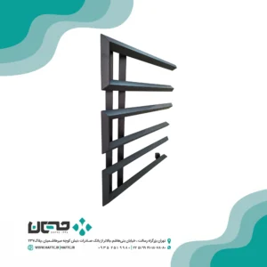 حوله خشک کن لاکچری مشکی مات 3