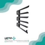 حوله خشک کن لاکچری مشکی مات 3