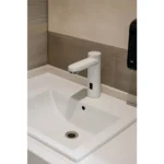 روشویی چشمی ایرسا مدل ویرا سفید