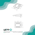 توالت زمینی مروارید مدل کرون طوسی