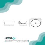 روشویی روسنگی گلسار مدل آلتو 52 - Image 2
