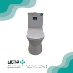 توالت فرنگی گلسار مدل رومنس 80 واش داون توربو + شیر بیده مخلوط