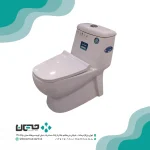توالت فرنگی گلسار مدل پارمیس سیم لس واش داون 68 بیده دار