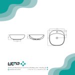 روشویی روسنگی گلسار مدل GL9-2 (جاشیر وسط) 44 - تصویر 2