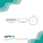 روشویی روسنگی گلسار مدل دانیکا - Image 2