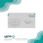 روشویی روکابینتی گلسار مدل لیونا 65 - تصویر 2