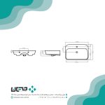 روشویی روکابینتی گلسار مدل گریس 65 - تصویر 2