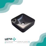 روشویی روسنگی مروارید مدل آلفا مشکی مات 40