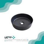روشویی روسنگی مروارید مدل دلتا مشکی مات 36