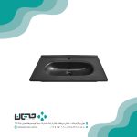 روشویی روکابینتی مروارید مدل دسپینا مشکی مات 80