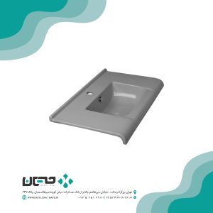 روشویی روکابینتی مروارید مدل ویستا طوسی مات 90
