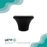 روشویی نیم پایه مروارید مدل سیلویا مشکی مات 60