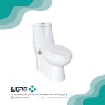 توالت فرنگی چینی کرد مدل طاووس بیده دار