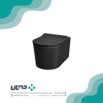 توالت فرنگی وال هنگ مروارید مدل گرتا مشکی مات 56 (درب UF)